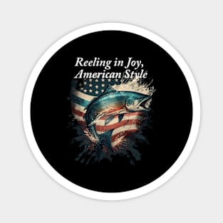 Reeling in Joy, American Style Magnet